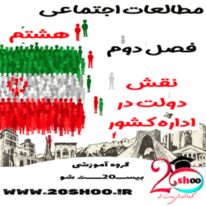 تست مطالعات اجتماعی هشتم فصل دوم