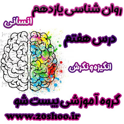 سوالات فصل هفتم روانشناسی یازدهم انسانی